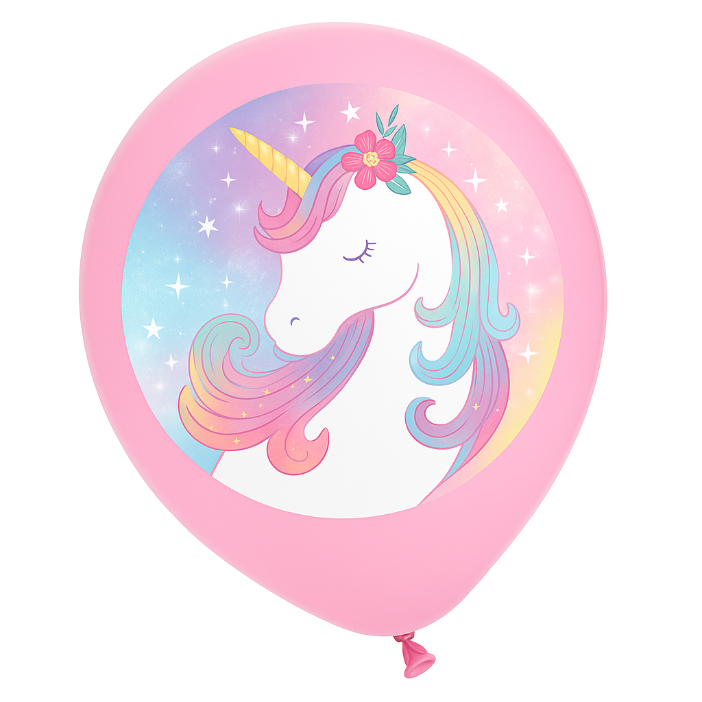Enchanted Unicorn 12" Latex Balloons - Pack of 5