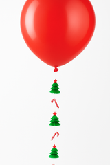 24" Christmas Red Candy Cane Latex Balloon