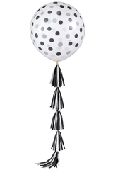 White 24-Inch Latex Graduation Balloon