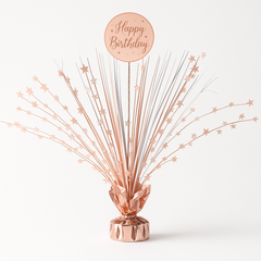 Blush Birthday Sparkle Spray Centerpiece