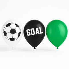 Soccer Fan Latex Balloons - 6 Pack