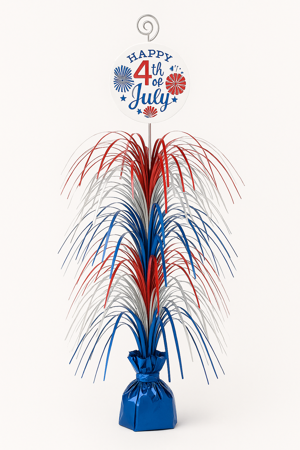 Patriotic Metallic Spray Centerpiece