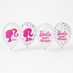 Barbie Dream Together Confetti Latex Balloons - 12