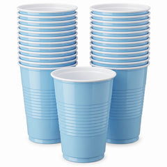 Pastel Blue 18 oz. High-Capacity Plastic Cups