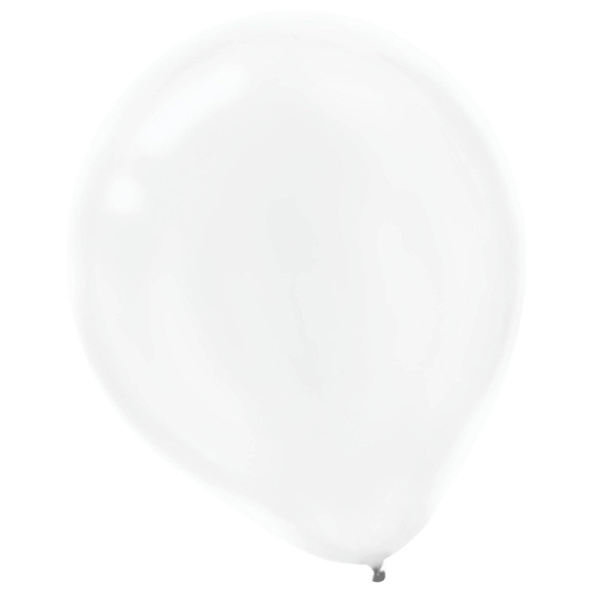 Pearl White Latex Balloons - 12 In. | 15 Count