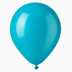 Caribbean Blue Latex Balloons - 100 Pack