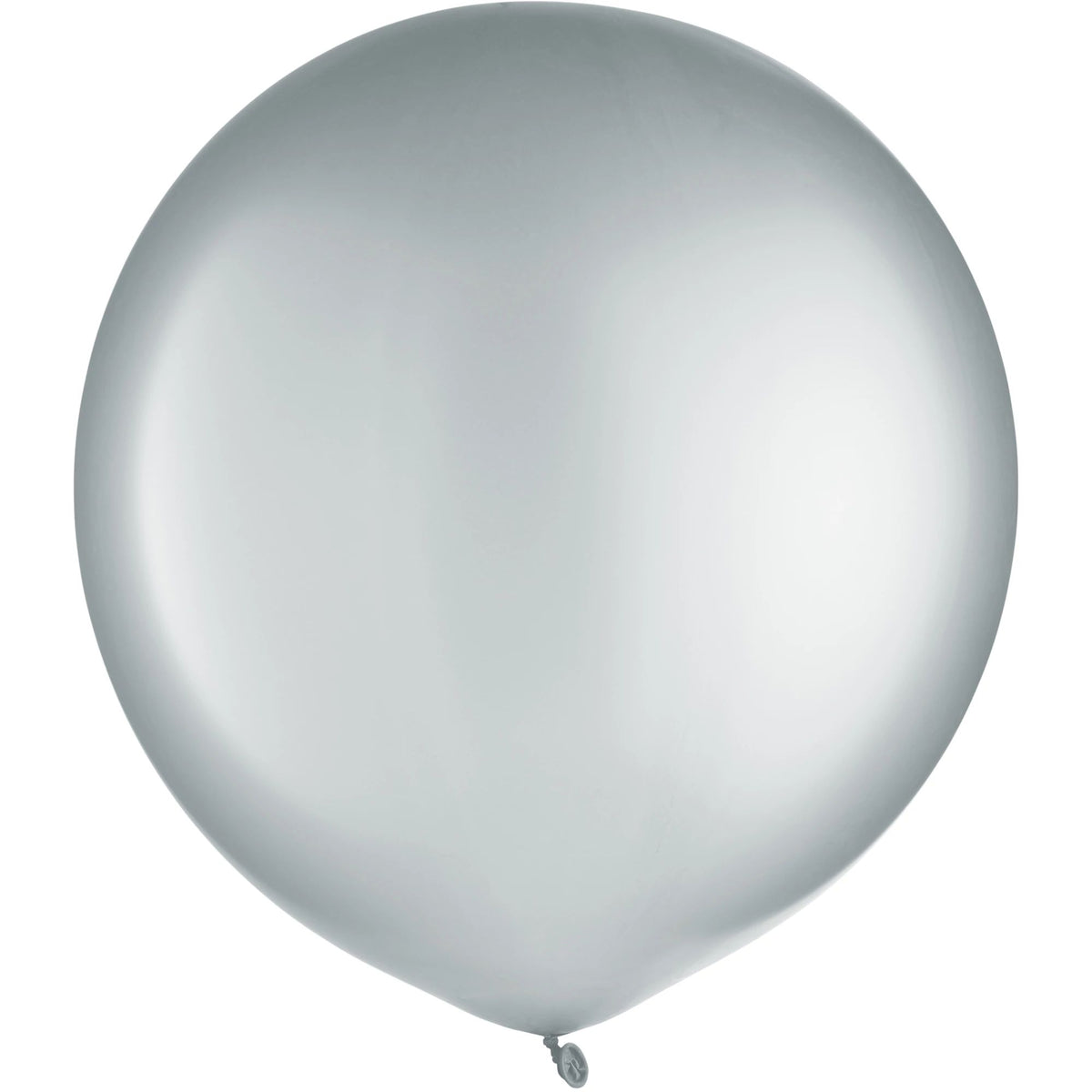 Silver 24" Pearl Latex Balloons - 4 Pack