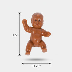 Mini Plastic Baby Shower Favor Charms, 12-Pack