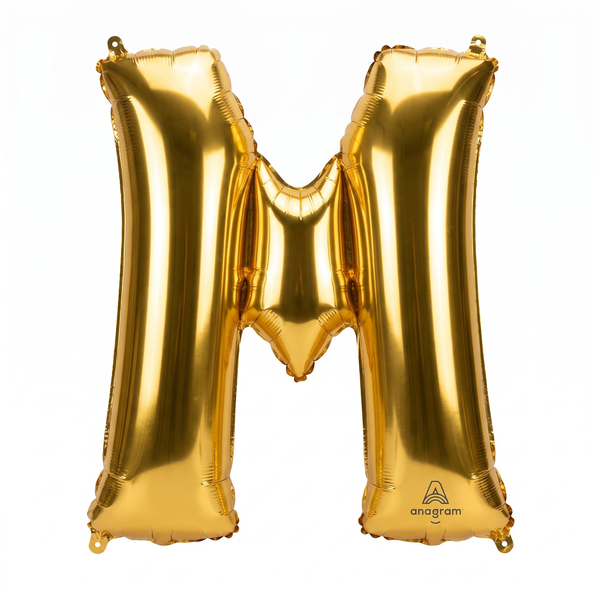 Metallic Gold Letter M Foil Balloon