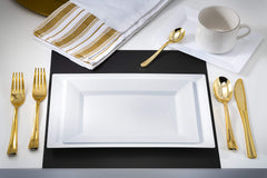 12.75 In. Clear Rectangular Plates | 10 Count