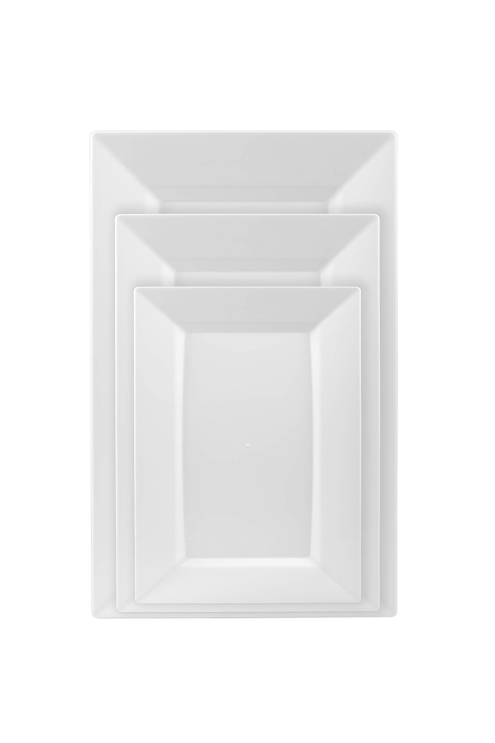 12.75 In. Clear Rectangular Plates | 10 Count