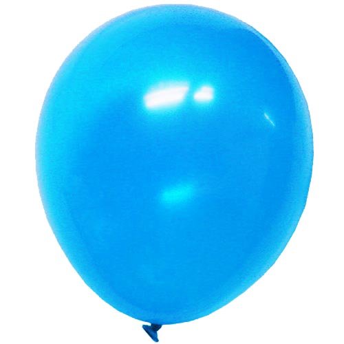 12 In. Turquoise Latex Balloons - 10 Ct.