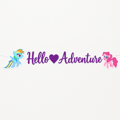 My Little Pony Friendship Party Banner