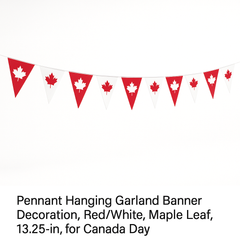 Canadian Pride Pennant Banner for Canada Day Celebrations
