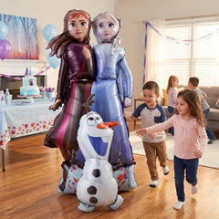 Frozen II Elsa, Anna & Olaf Foil AirWalker Balloon