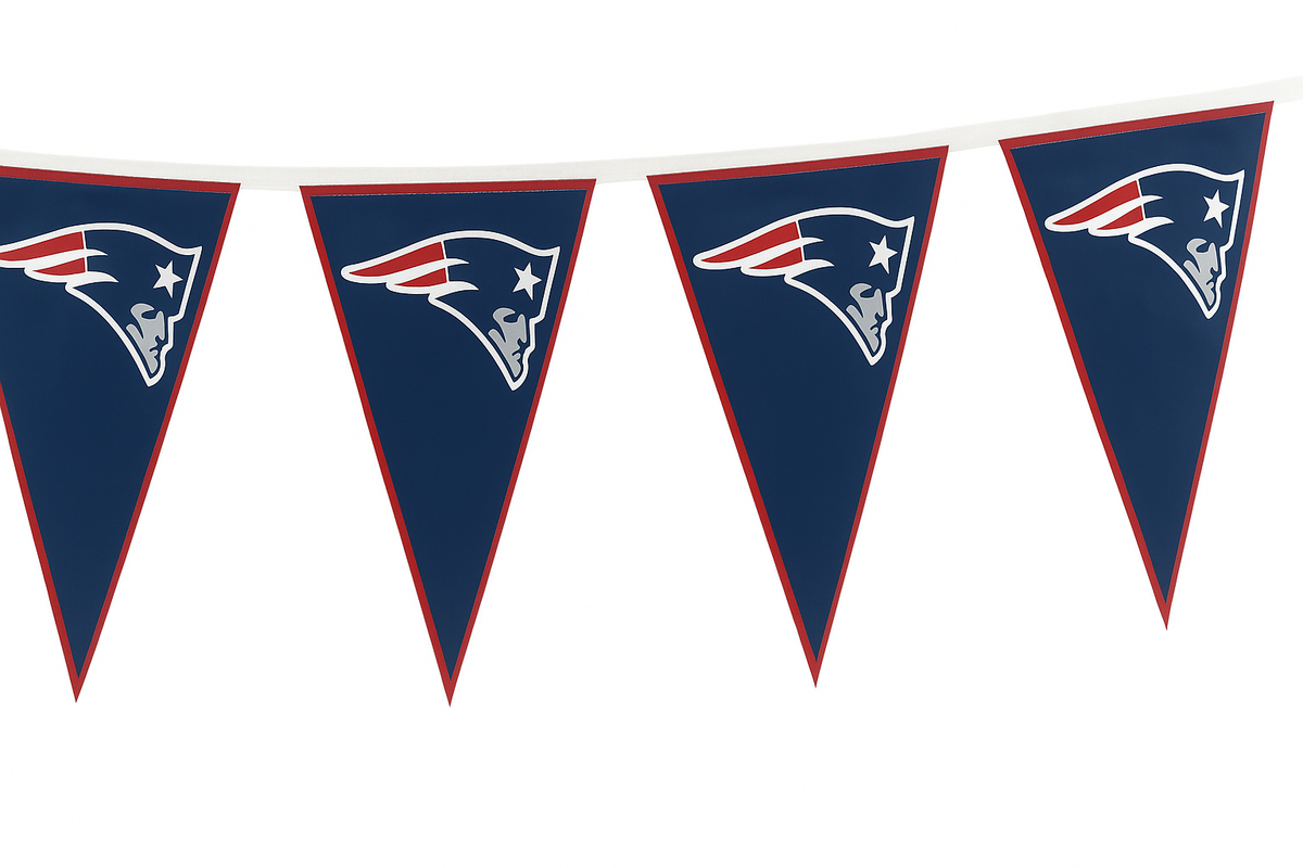 New England Patriots Pennant Banner