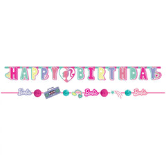 Barbie Dream Together Birthday Banner Kit with Balloons