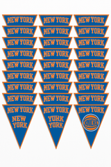 New York Knicks Pennant Banner