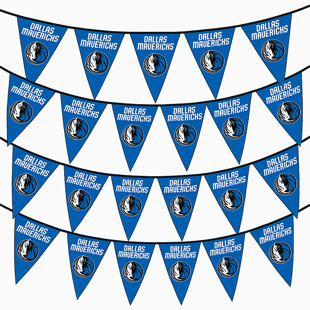 Dallas Mavericks NBA Pennant Banner