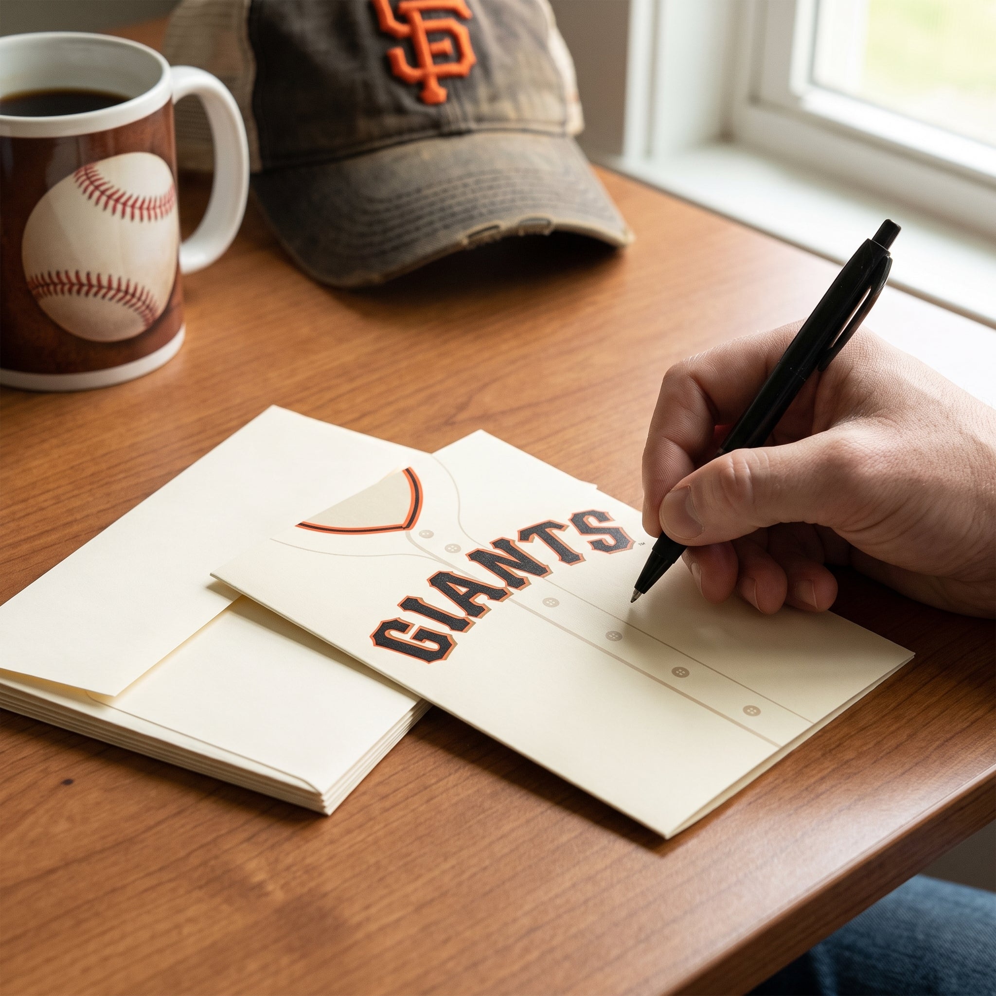 San Francisco Giants MLB Invitation & Thank You Card Set