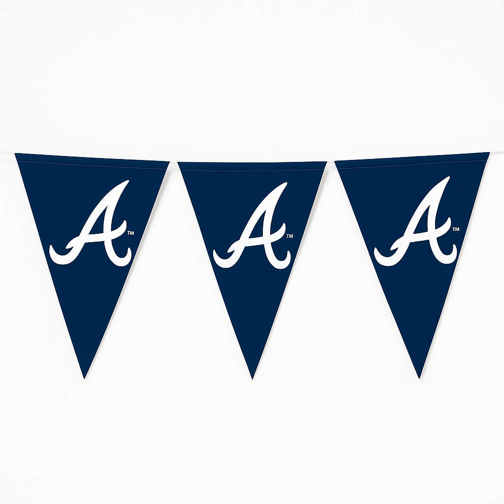 Atlanta Braves MLB Pennant Banner