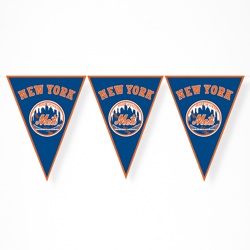 New York Mets MLB Pennant Banner
