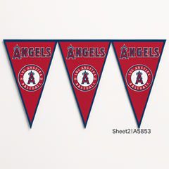 Los Angeles Angels MLB Pennant Banner
