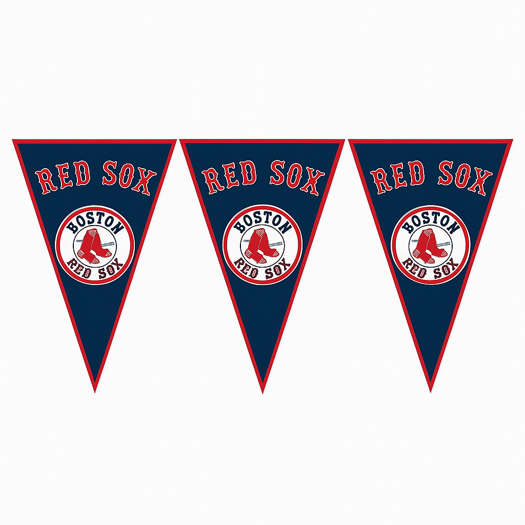 Boston Red Sox MLB Pennant Banner