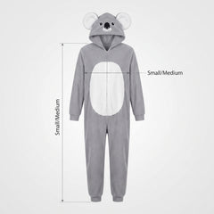 Cozy Koala Zipster Costume for Adults