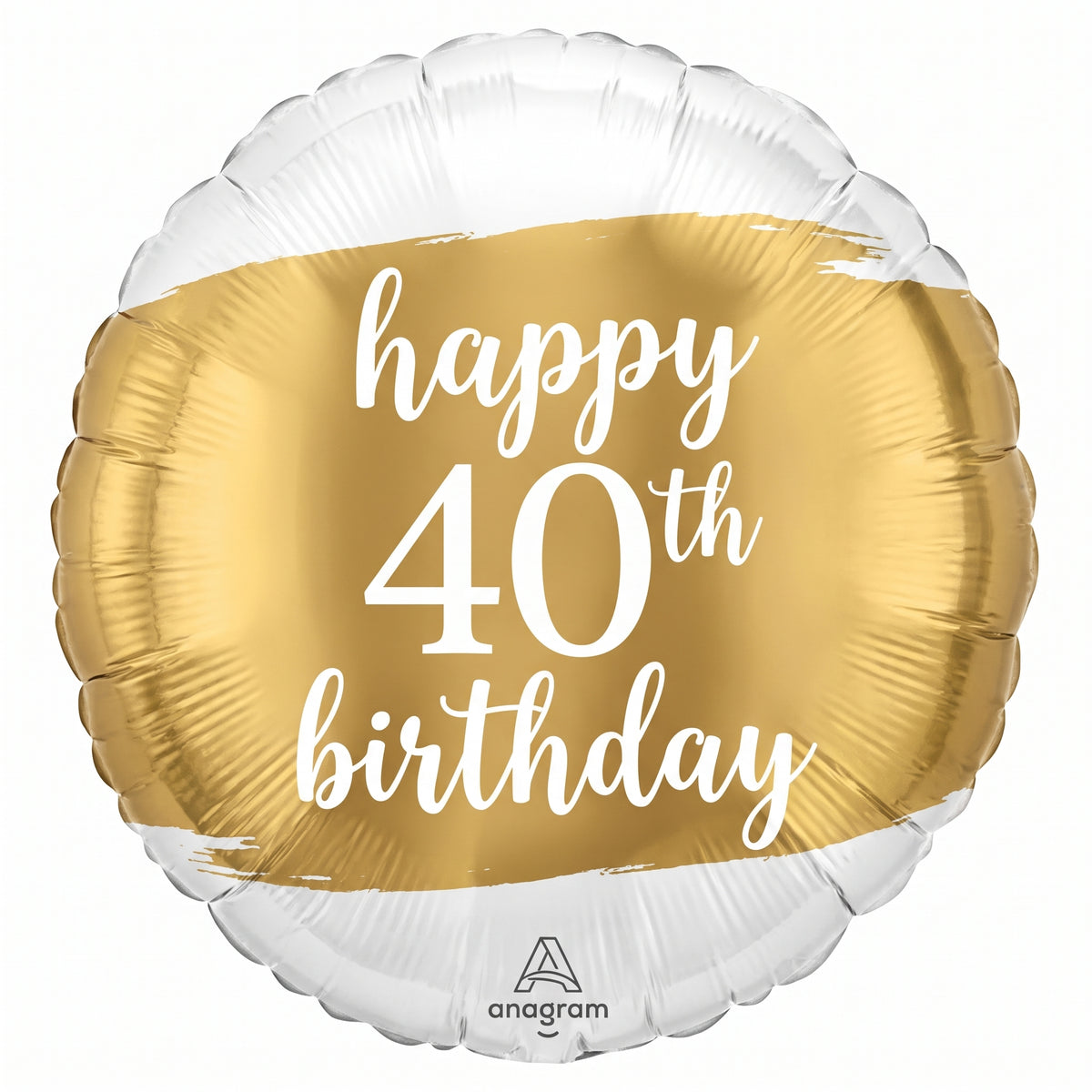 Golden Age 40th Birthday Foil Balloon