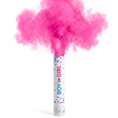 Pink Gender Reveal Powder Cannon - 24-Inch Party Popper