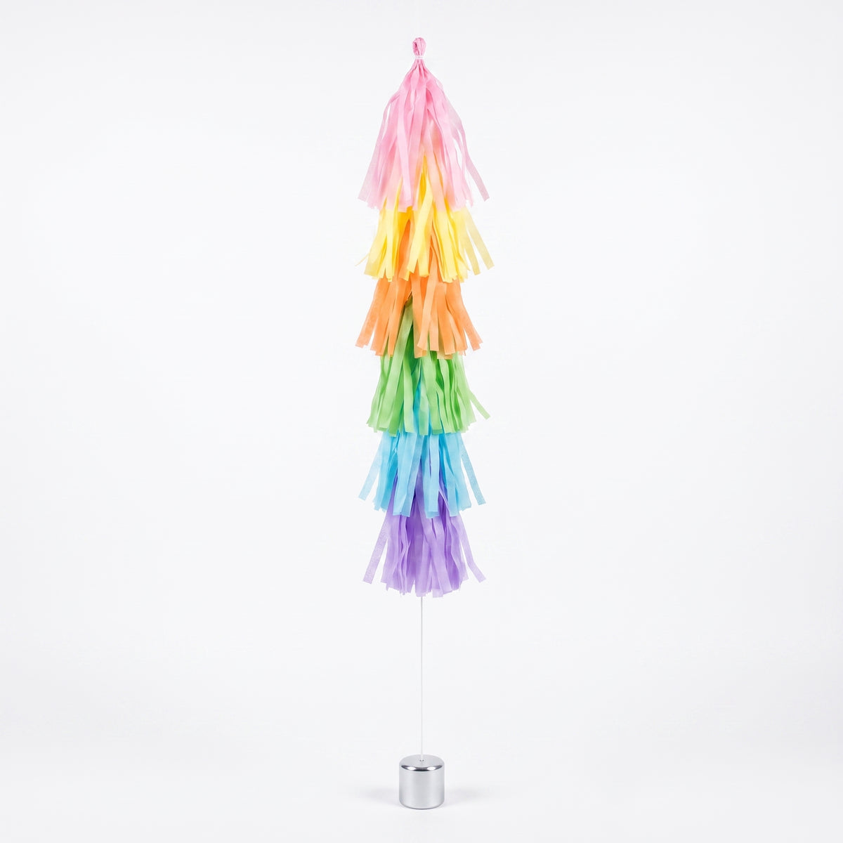 Pastel Tassel Balloon Weight Tail, 6 ft