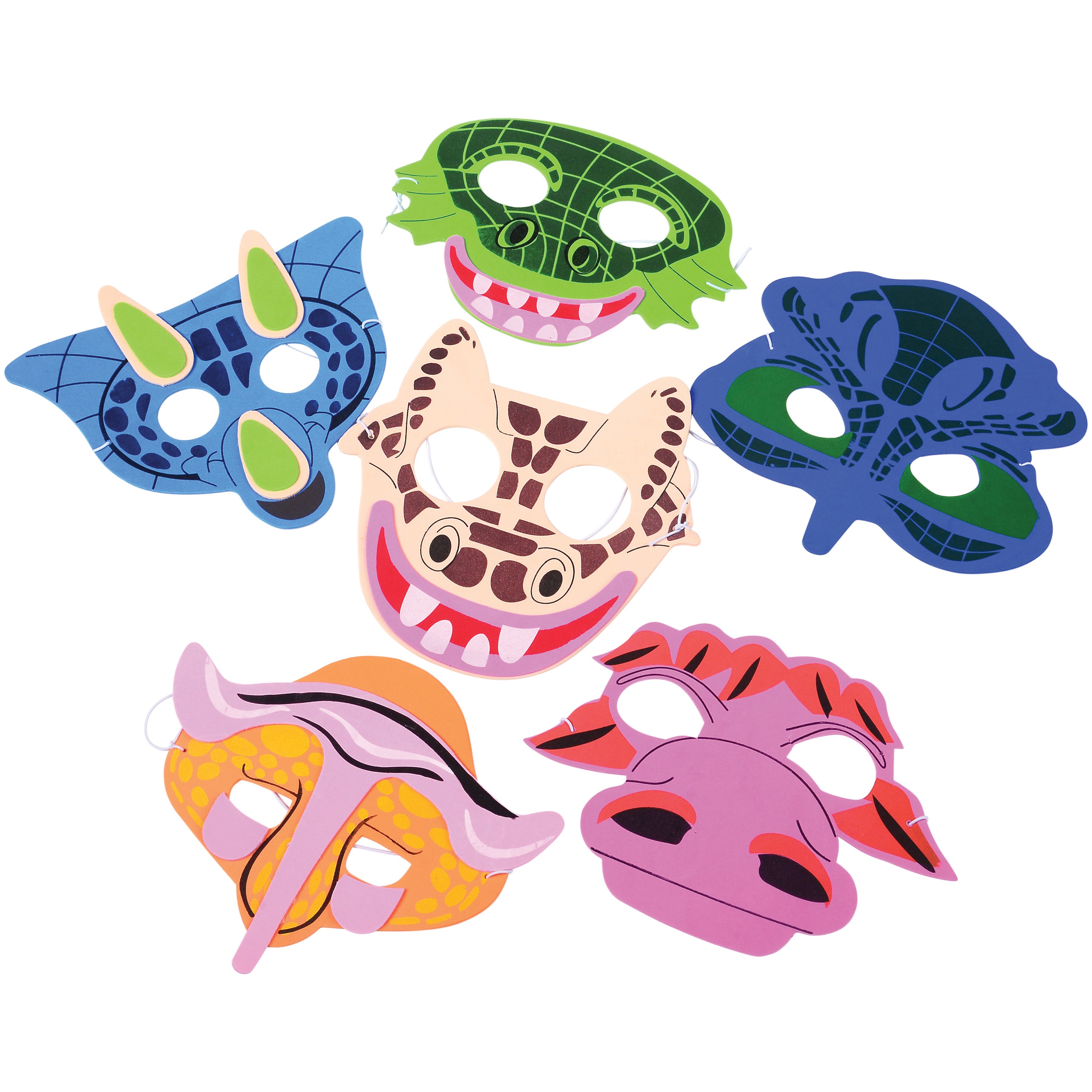 Dino Foam Masks