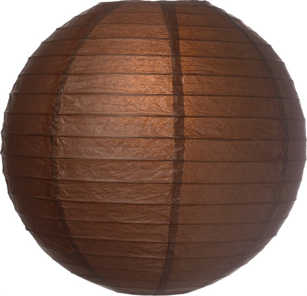 14in. Brown Paper Lantern