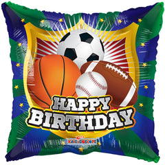 Pr Happy Birthday Sheild Sports Balloon