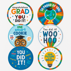 Graduation Celebration Fun Stickers Pack