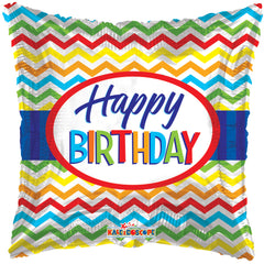 Bv Chevron Birthday Balloon