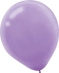 Lavender 12" Latex Balloons - 15 Count