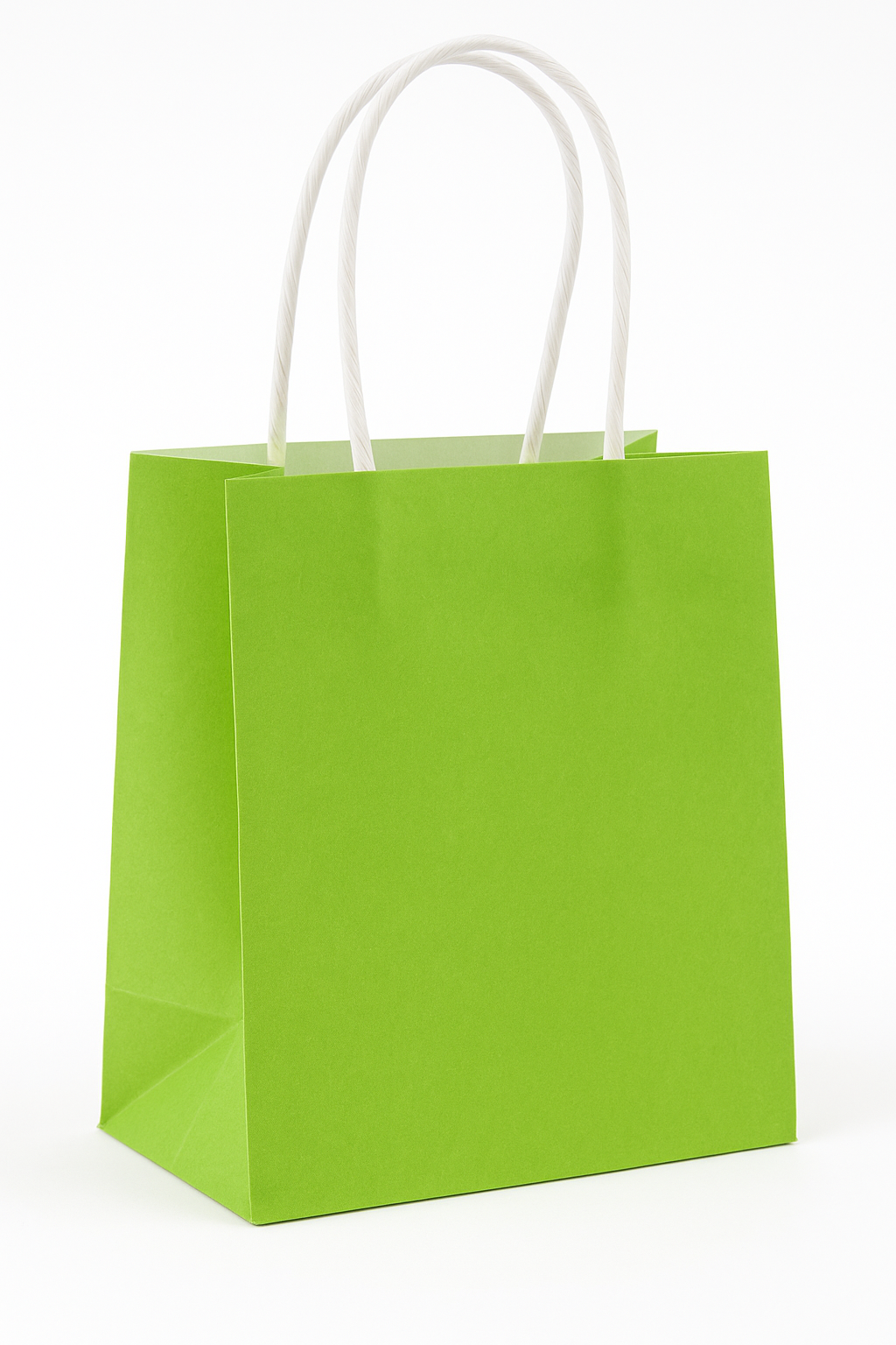 Kiwi Green Kraft Gift Bag - 5" Medium Paper Bag