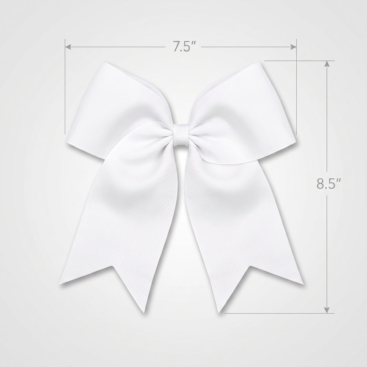Oversized White Bow Headband