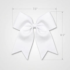 Oversized White Bow Headband