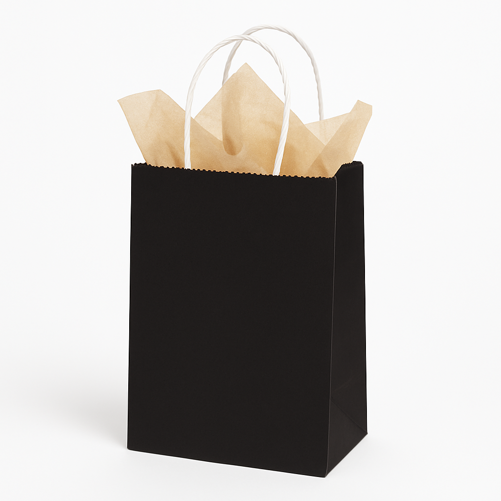 Black Kraft Gift Bag - Small