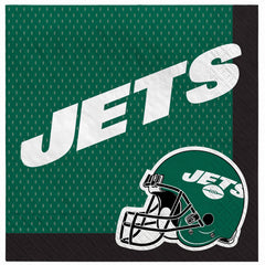 New York Jets NFL Lunch Napkins - 6.5 In. x 6.5 In.