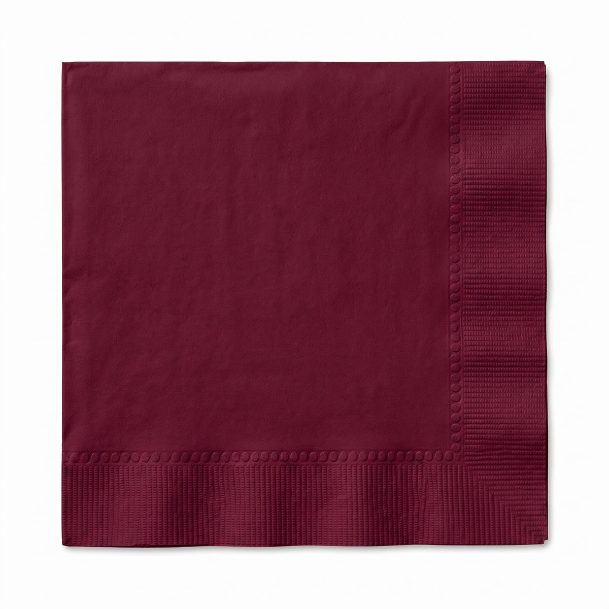 Berry Solid Color Beverage Napkins - 5 In. X 5 In.