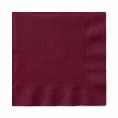 Berry Solid Color Beverage Napkins - 5 In. X 5 In.