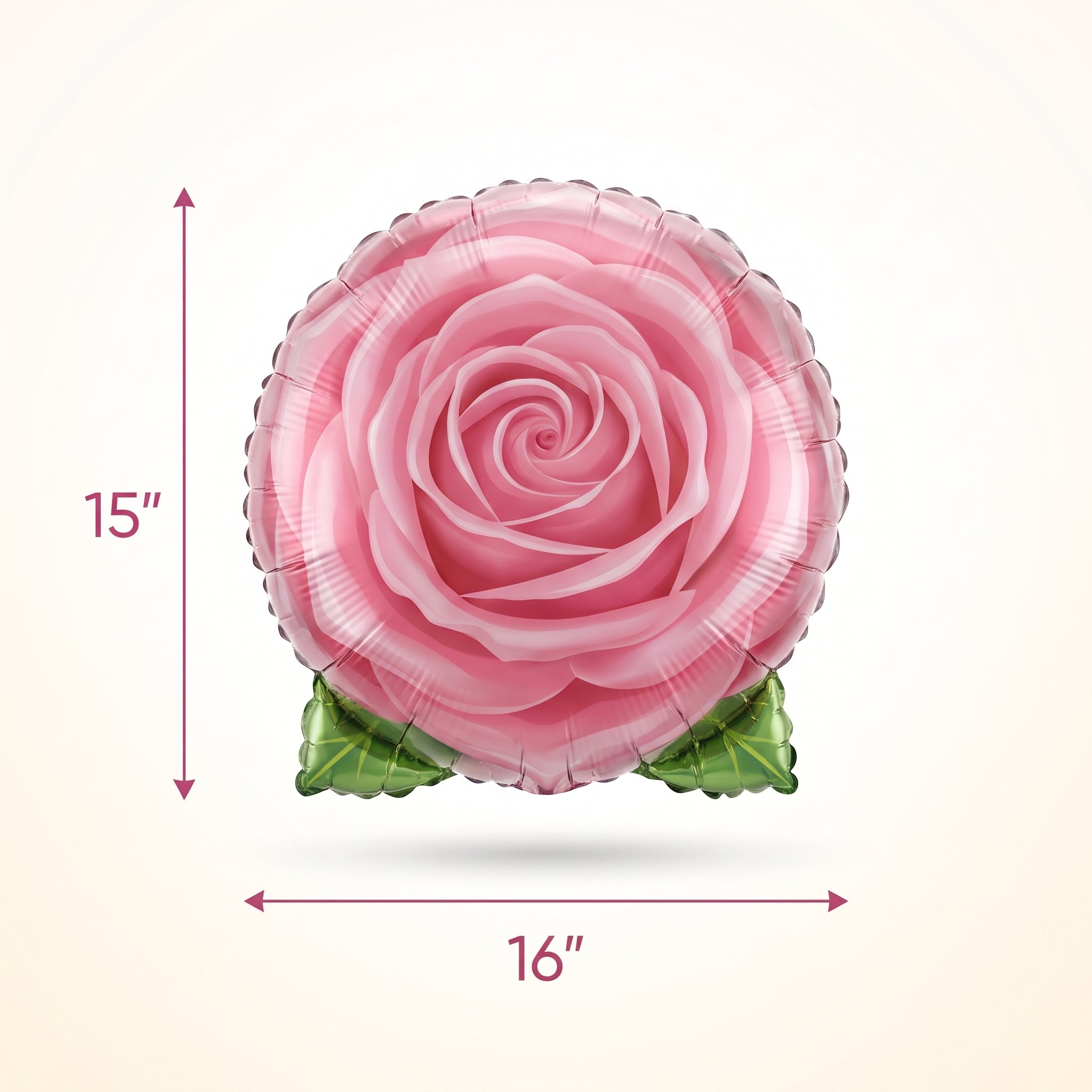 Elegant Rose Foil Balloon