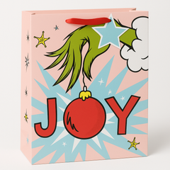 Extra Large Grinch Christmas Gift Bag - Vertical Glossy