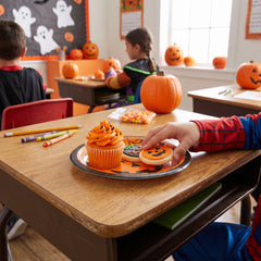 Spooksville Halloween 6.75" Round Paper Plates