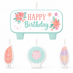 Free Spirit Molded Candle Set for Baby's First Birthday