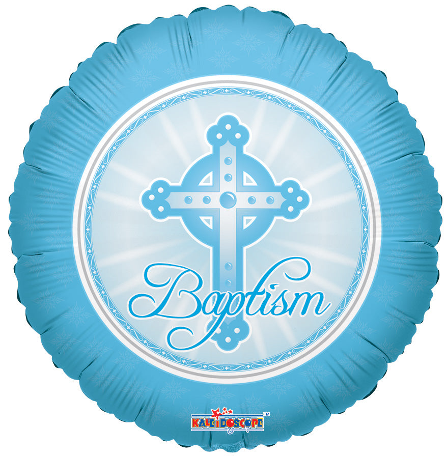 Blue Baptism Balloon